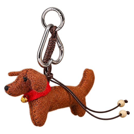 Frankie the Sausage Dog – Ciondolo da borsa in feltro