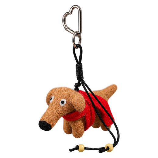 Conker the Sausage Dog – Ciondolo bassotto in feltro