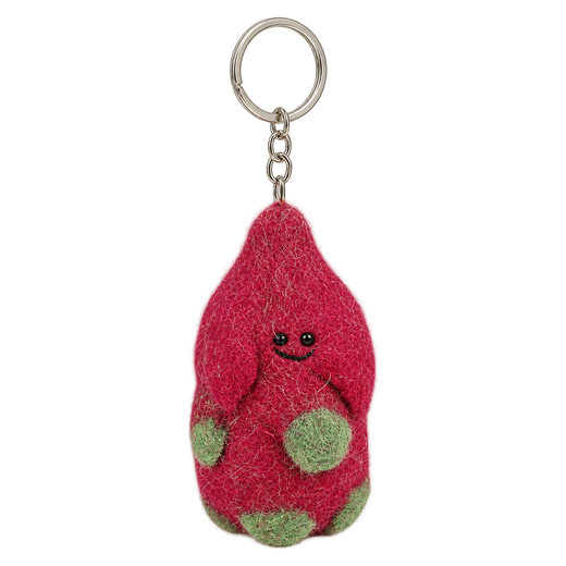 Fierce Dragon Fruit – Llavero de fieltro