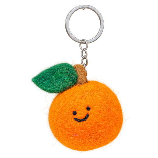 Otto Orange – Vilten sinaasappelsleutelhanger