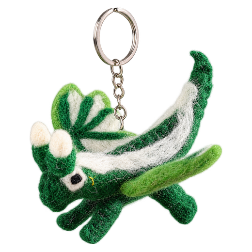 Sprout the Dragon – Llavero de dragón de fieltro