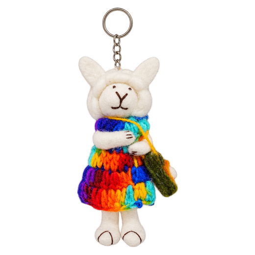 Sightseer Sheep – Brebis en feutre, bijou de sac