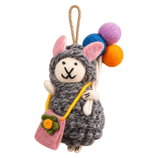 Balloon Sheep – Pecorella decorativa in feltro
