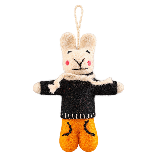 Hug-Me Bunny in Black