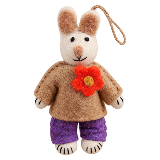 Buttonhole Bunny in Khaki