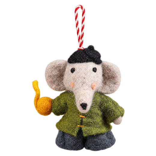 Clement the Elephant – Elefante de fieltro para colgar