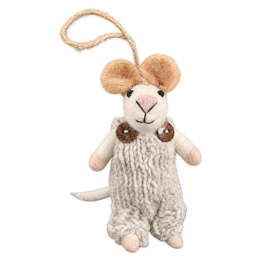 Silver Knit Mouse