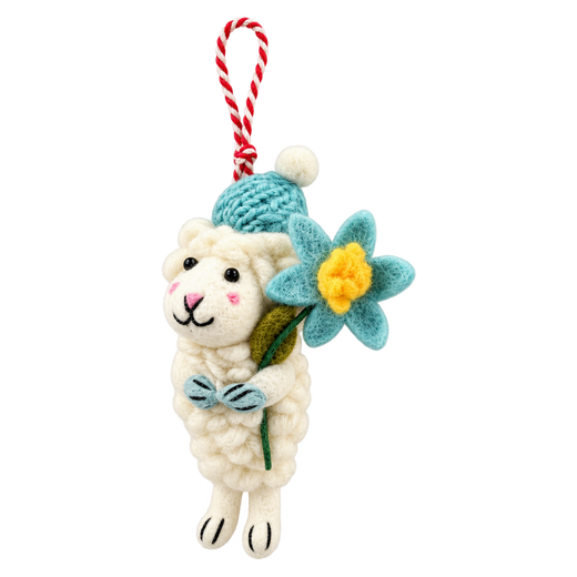 Forget-Me-Not Sheep – Vilten schaapje als tashanger