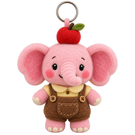 Ellie mit dem Apfel