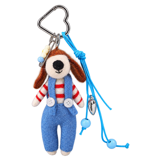 Barnaby the Pup – Vilten hond als tassenhanger
