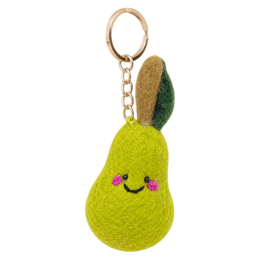Cheeky Pear – Vilten peren-sleutelhanger