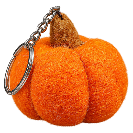 Harvest Pumpkin – Portachiavi zucca in feltro