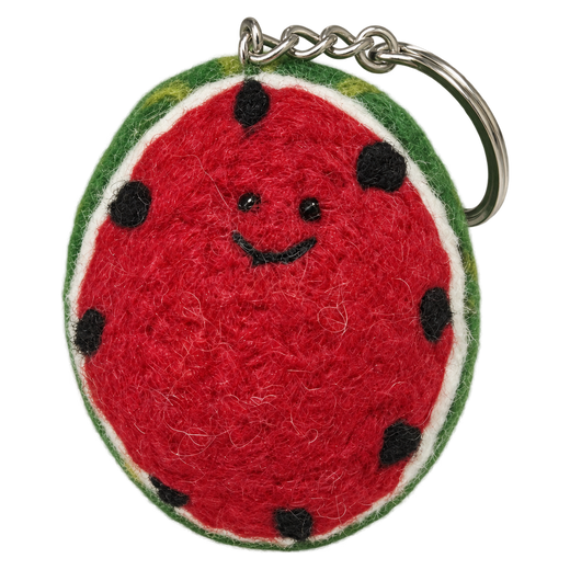 Melvin the Watermelon – Vilten sleutelhanger