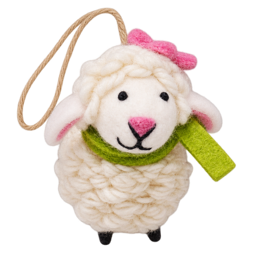 Pink Bow Sheep