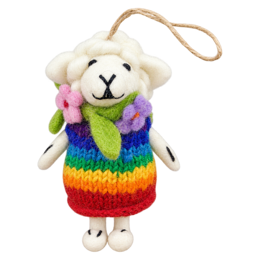 Maypole Sheep – Brebis décorative en feutre
