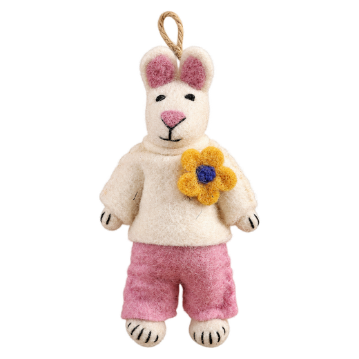 Buttonhole Bunny in Cream