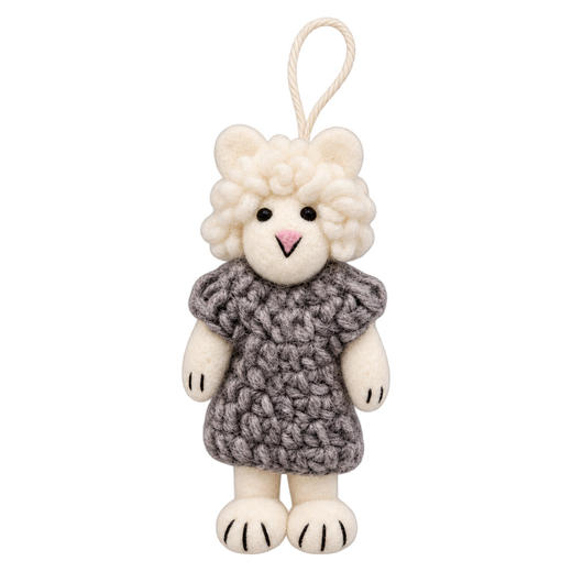 Rainy Day Sheep – Breloque de sac mouton en feutre