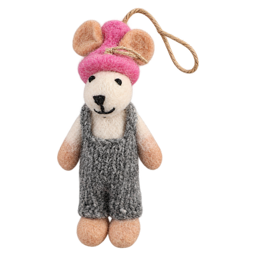 Pink Beret Mouse